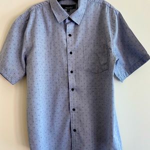 Coastal Men’s Med grey/blue shirt sleeve shirt